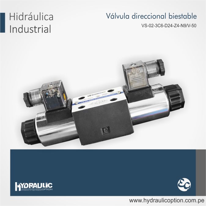 VALVULA-DIRECCIONAL-BIESTABLE-VS-02-3C6-D24-Z4-N9-V-50