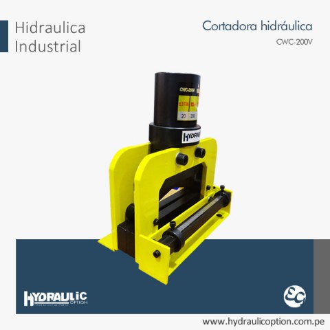 Cortadora hidraulica CWC200V - Hydraulic Option